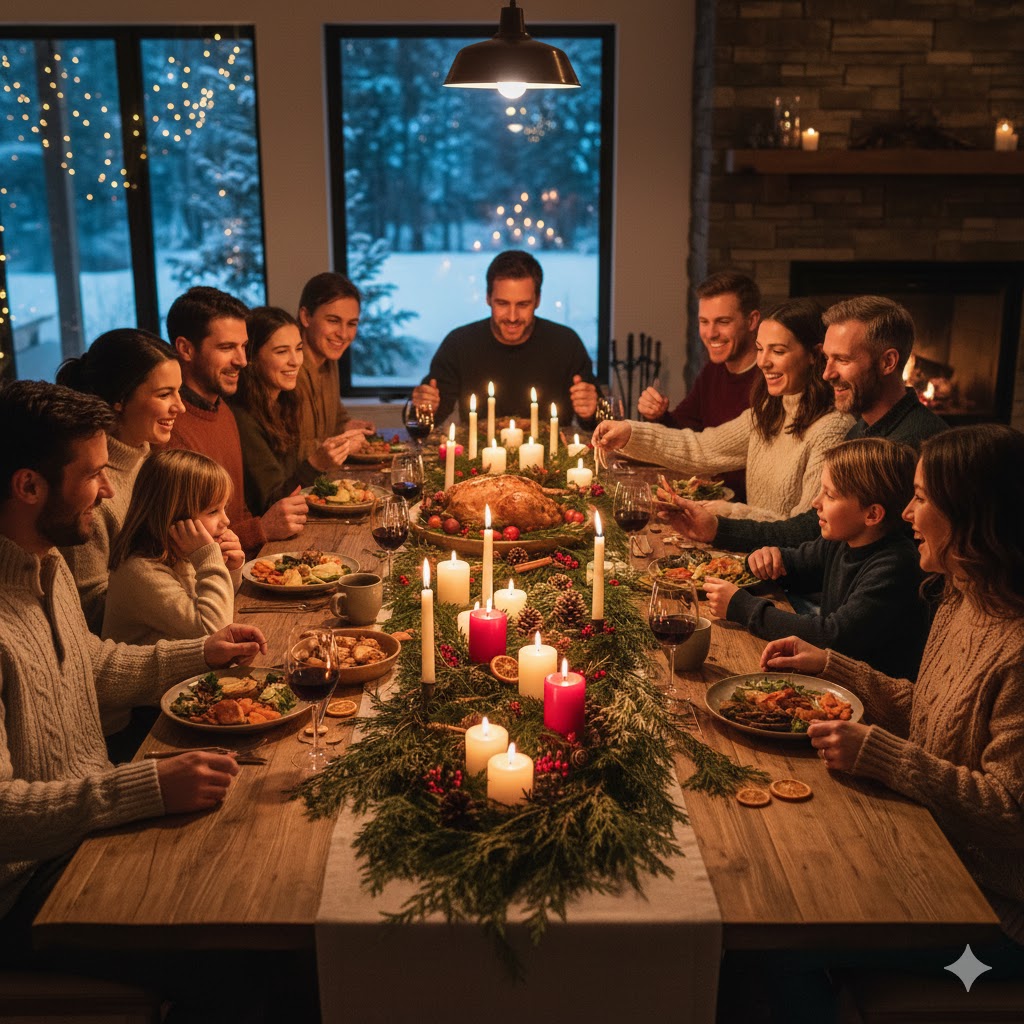 A serene image of winter light, perhaps a sunrise over a frosty field.